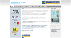 Desktop Screenshot of disabilitymonitor-see.org